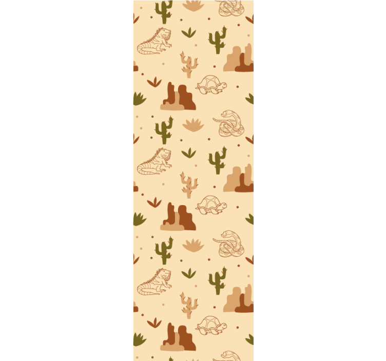 Desert Fauna Theme animal wallpaper - TenStickers