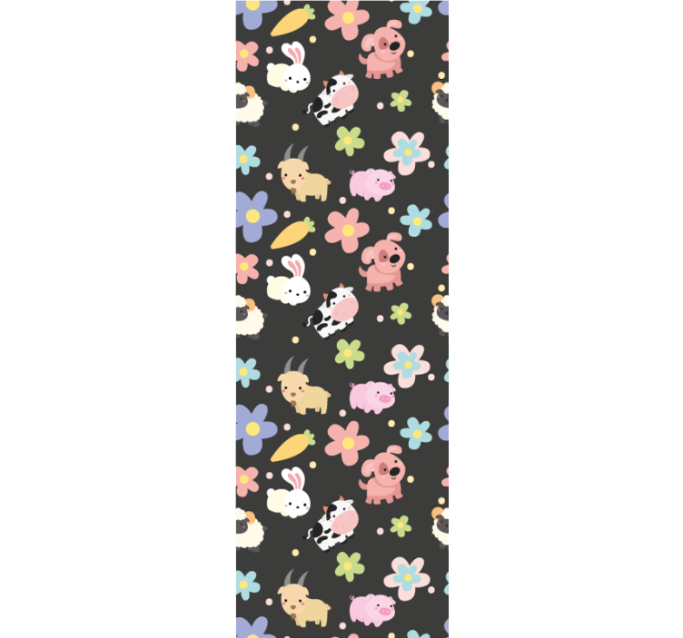 Animal wallpaper animal pattern joy - TenStickers