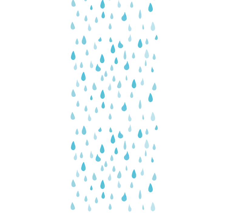 Raindrop Pattern nature wallpaper - TenStickers
