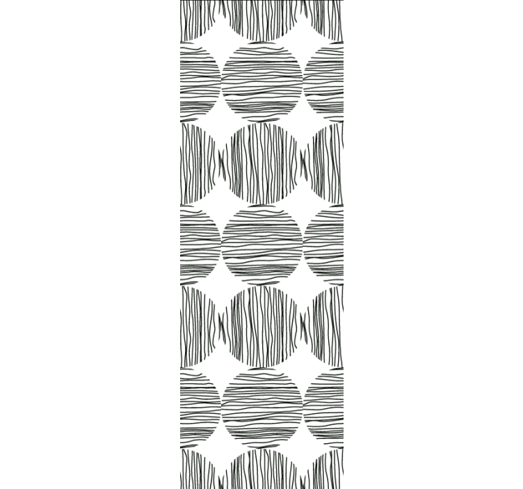 Zebra wallpaper with zebra pattern stripes - TenStickers