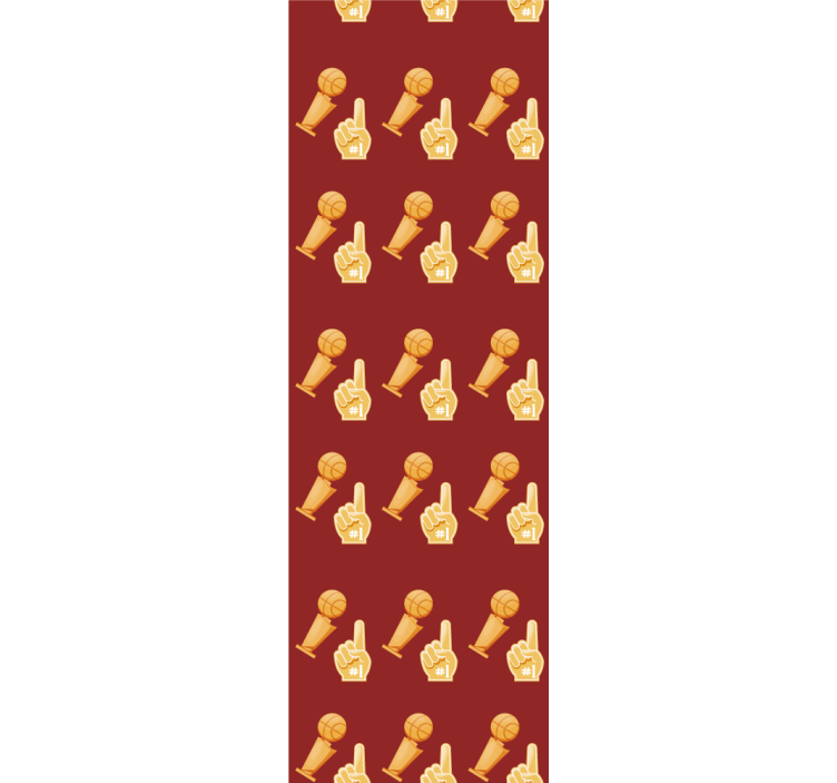 Sports Gesture Motif art wallpaper - TenStickers