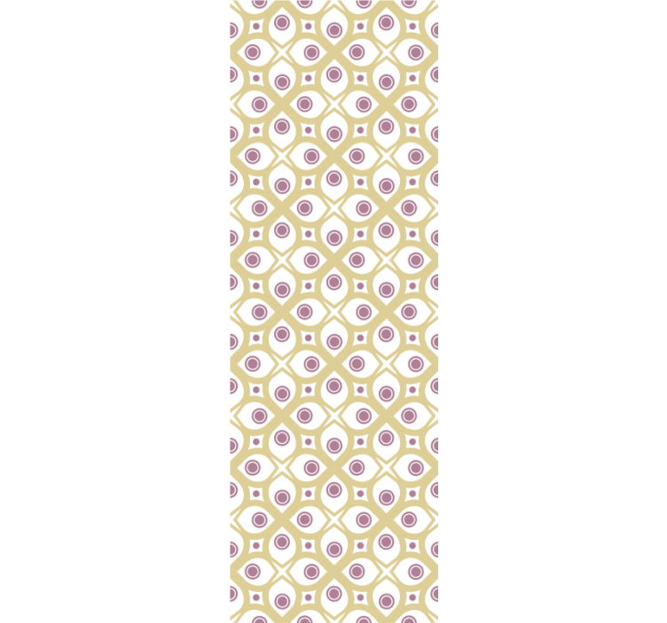 Traditional bright 80s' pattern wallpaper - TenStickers