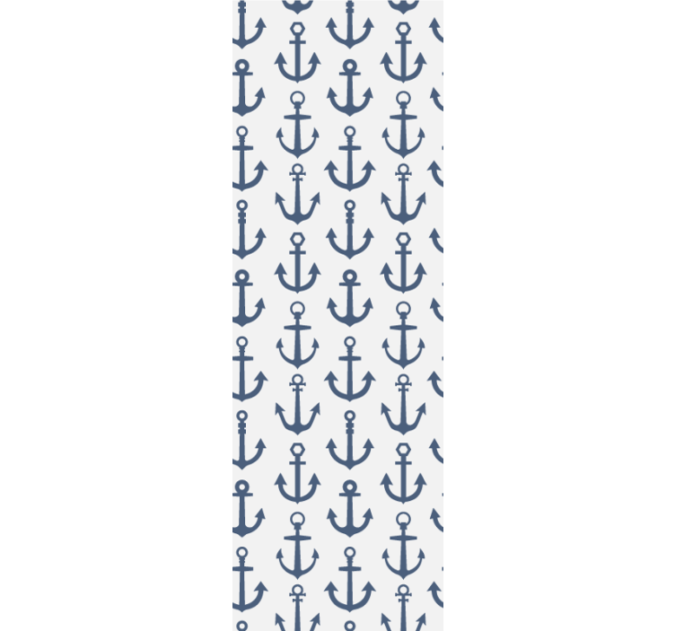 Anchor Pattern Design customised wallpaper - TenStickers