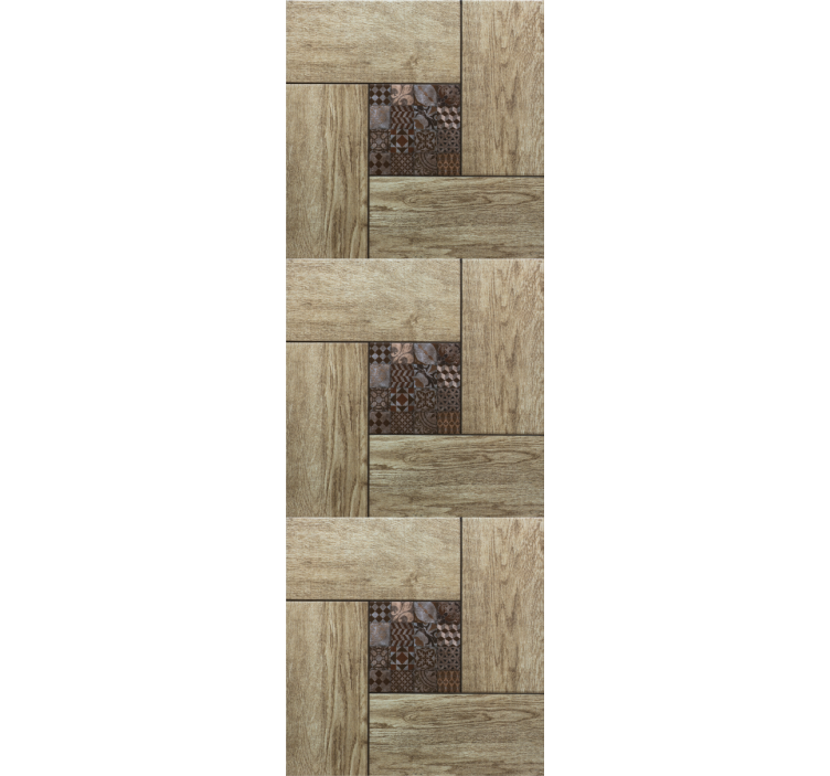 Imitation Wood Panels wood wallpaper - TenStickers