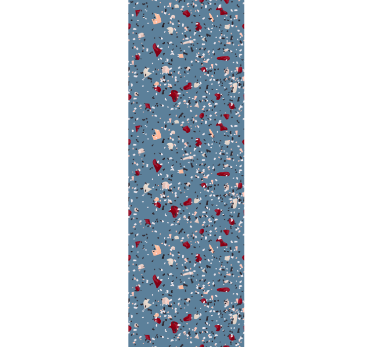 Blue terrazzo imitation textured wallpaper - TenStickers