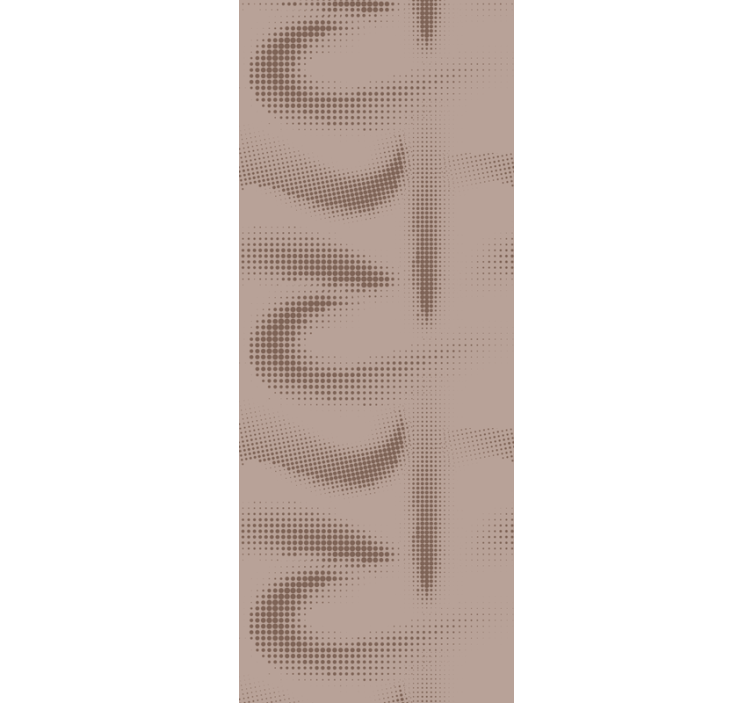 Sand effect patterned waves textured wallpaper - TenStickers