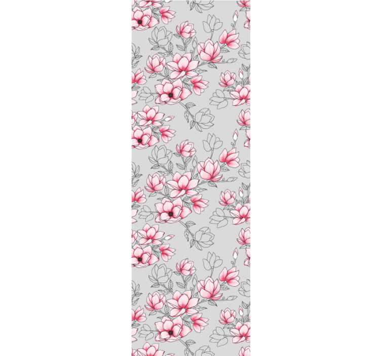 Magnolia Floral Design flower wallpaper - TenStickers