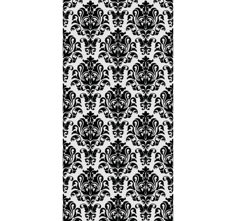 Hollywood-regency classic ornamental wallpaper - TenStickers