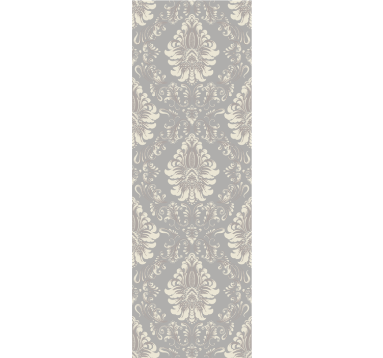Elegant ornamental patterns entryway wallpaper - TenStickers