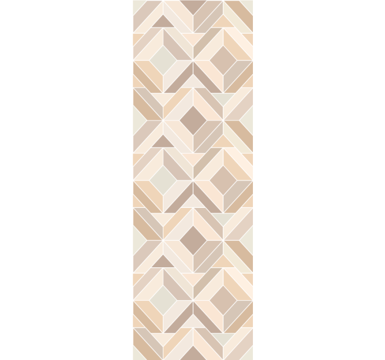 Shapes wallpaper beige layered shapes - TenStickers