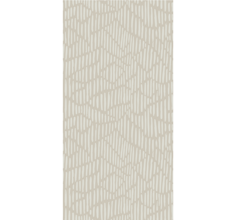 Scandinavian abstract beige Bedroom Wallpaper - TenStickers