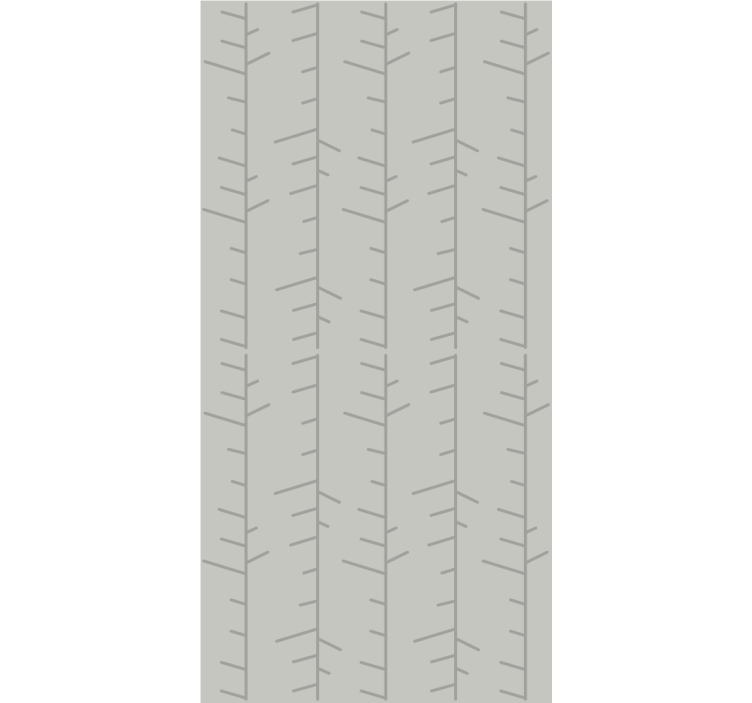 Scandinavian grey vertical Bedroom Wallpaper - TenStickers