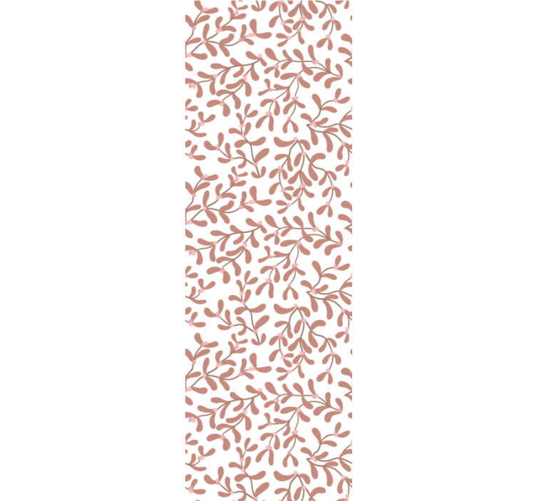 Delicate thin branches leaf wallpaper - TenStickers