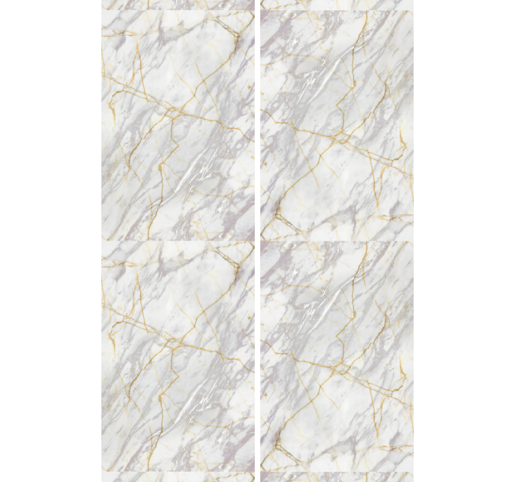 Grey and golden surface marble wallpaper - TenStickers