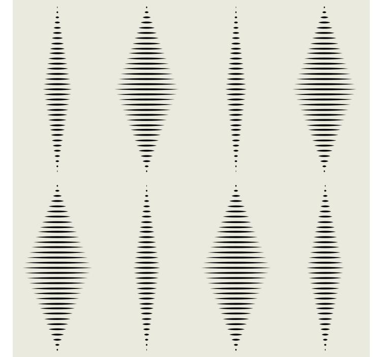 Rabaul Ikat shapes wallpaper - TenStickers