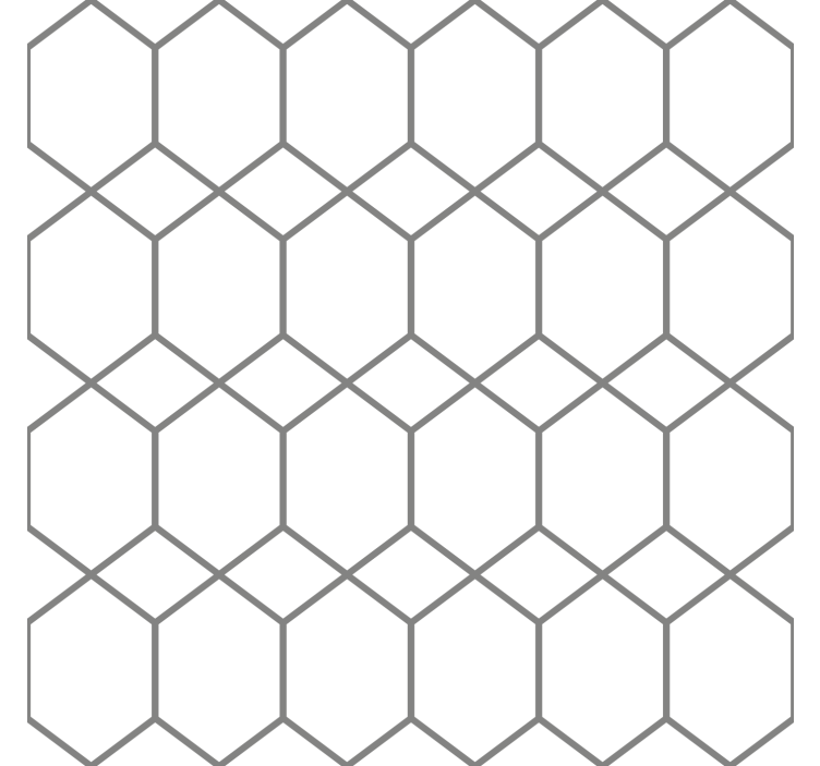 Interlaced pattern shapes wallpaper - TenStickers