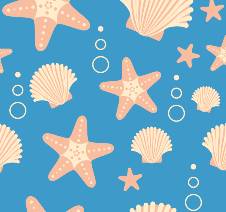 Marine Motifs nature wallpaper - TenStickers
