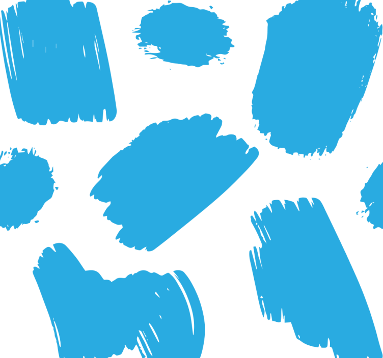 Conceptual Brushstrokes abstract wallpaper - TenStickers