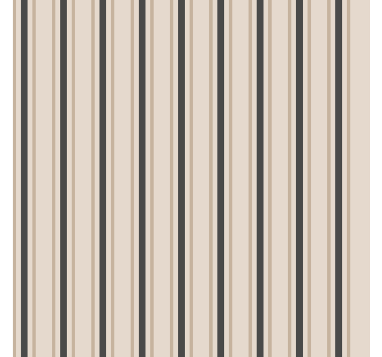 Black and beige colours vertical line wallpaper - TenStickers