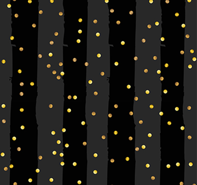 Black and gold stripes Wallpaper - TenStickers