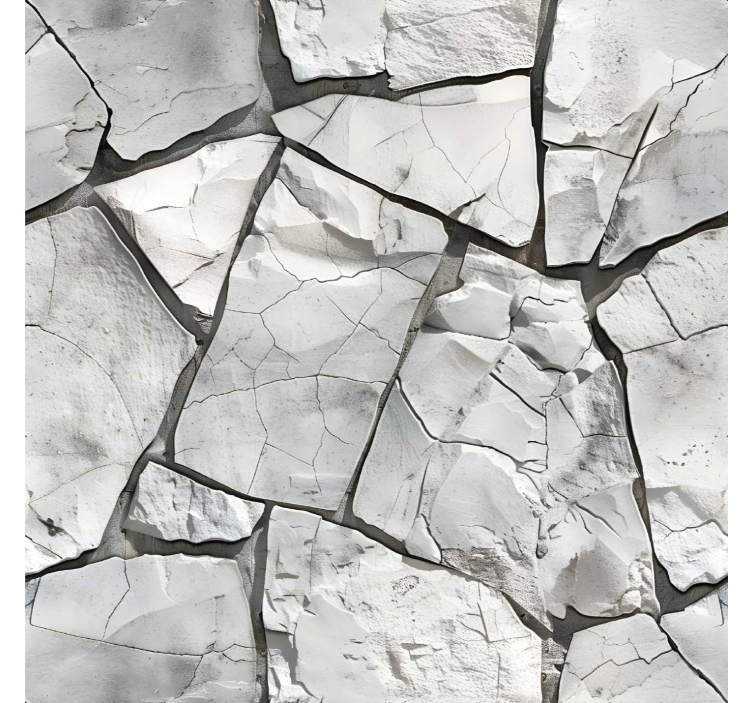 Gray design stone wallpaper - TenStickers