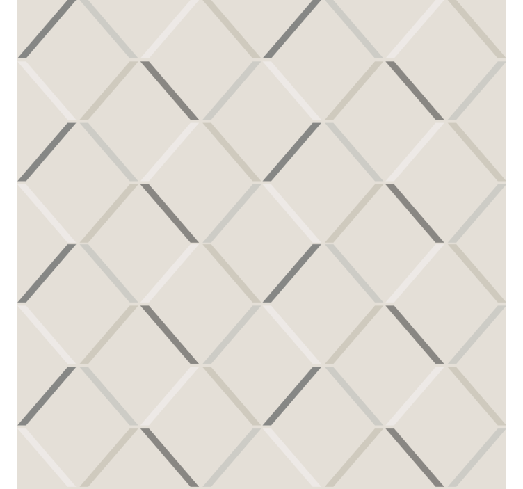Nordic rhombuses modern wallpaper - TenStickers