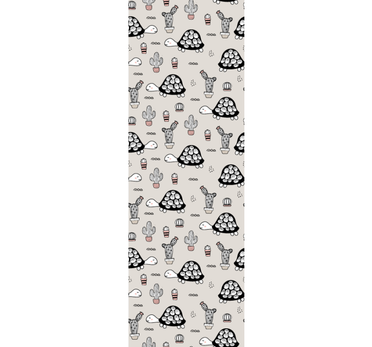 Cute turtle Animal Wallpaper - TenStickers