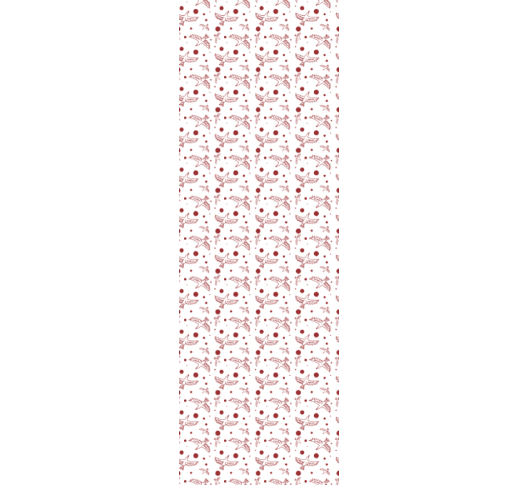 Birds and Dots animal wallpaper - TenStickers