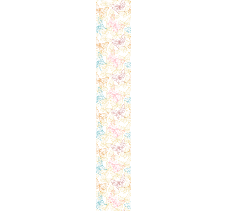 Butterfly wallpaper butterfly outlines - TenStickers