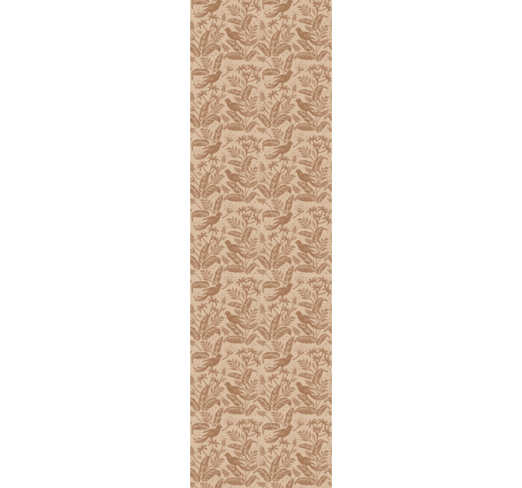 Botanical Enchantment floral ornament wallpaper - TenStickers