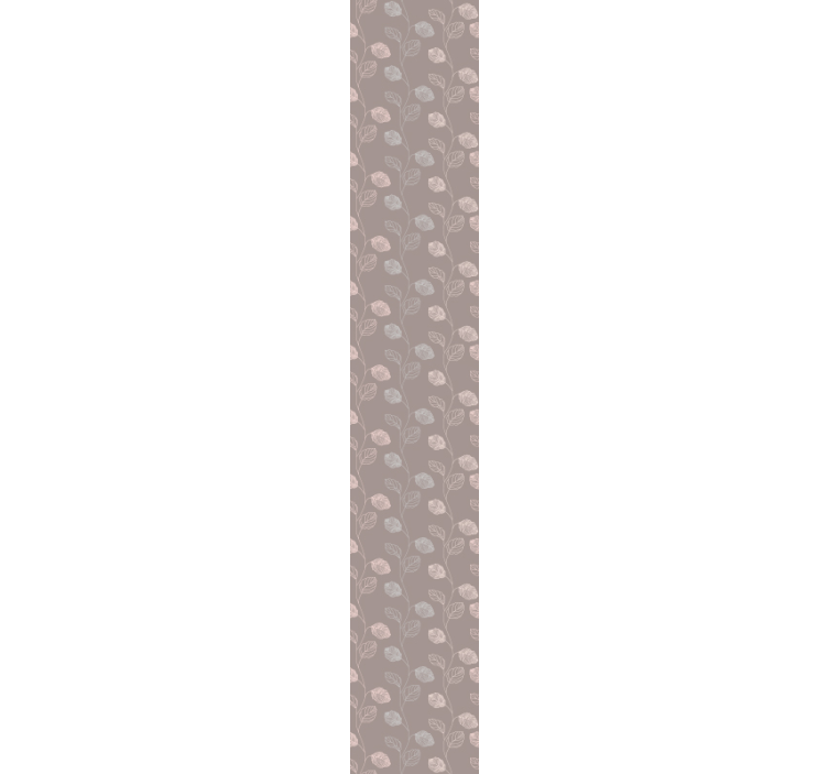 Floral Outline Design flower wallpaper - TenStickers