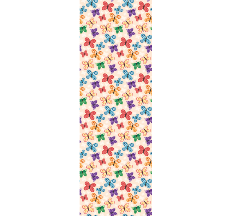 Butterfly wallpaper colorful butterfly play - TenStickers