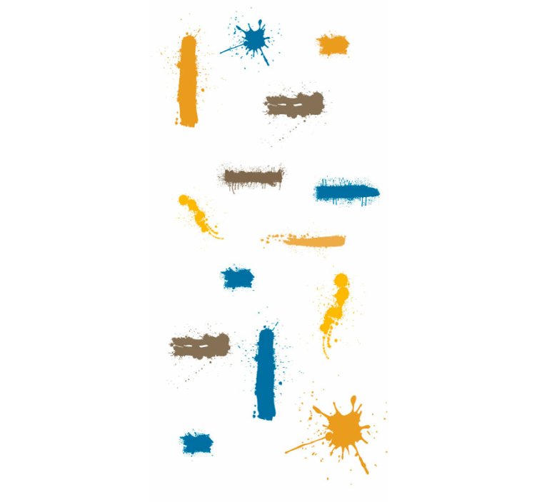 Conceptual Paint Strokes abstract wallpaper - TenStickers