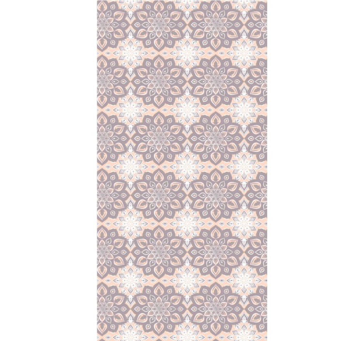 Geometric Ornamentation ornamental wallpaper - TenStickers
