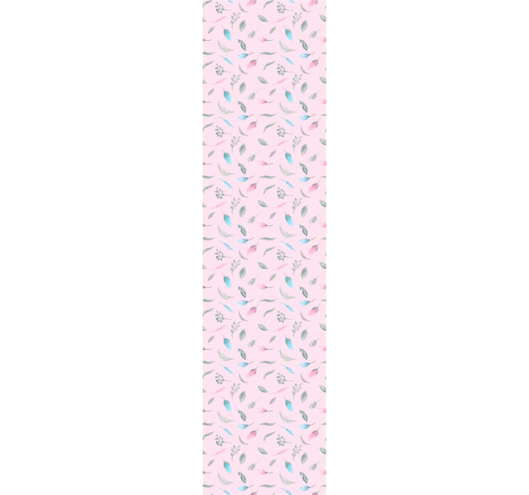 Floral Pink Patterns kids wallpaper - TenStickers