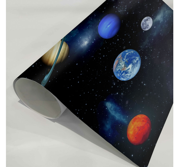 Cosmos Space Planets star wallpaper - TenStickers