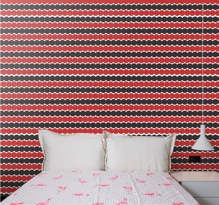 Geometric Curves geometric wallpaper - TenStickers