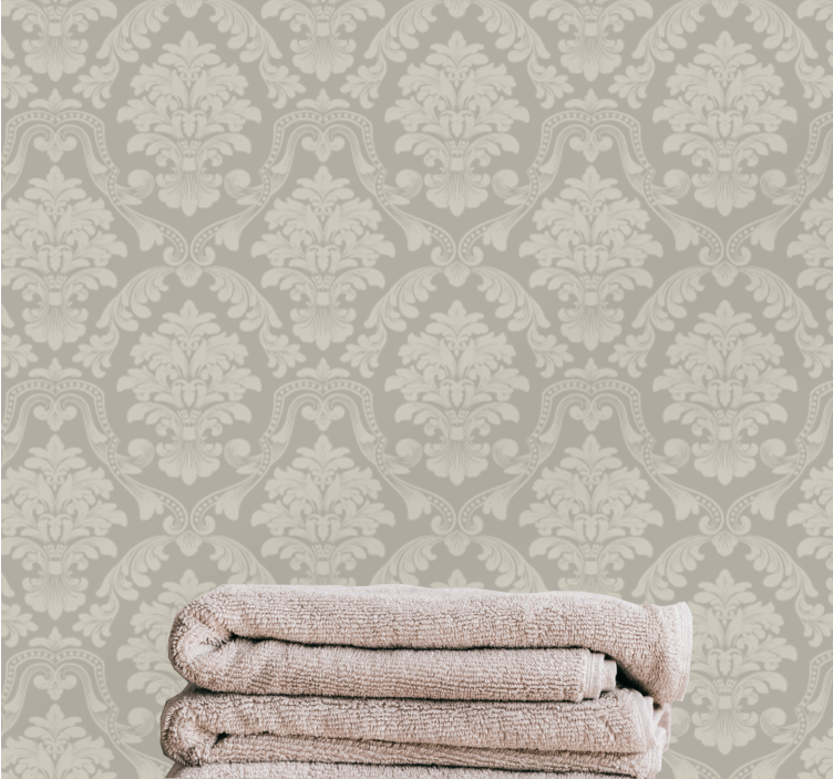 Classic style old ornaments wallpaper - TenStickers