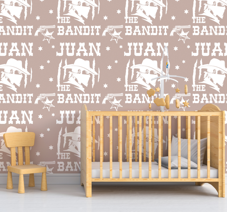 Cowboy Theme nursery wallpaper - TenStickers