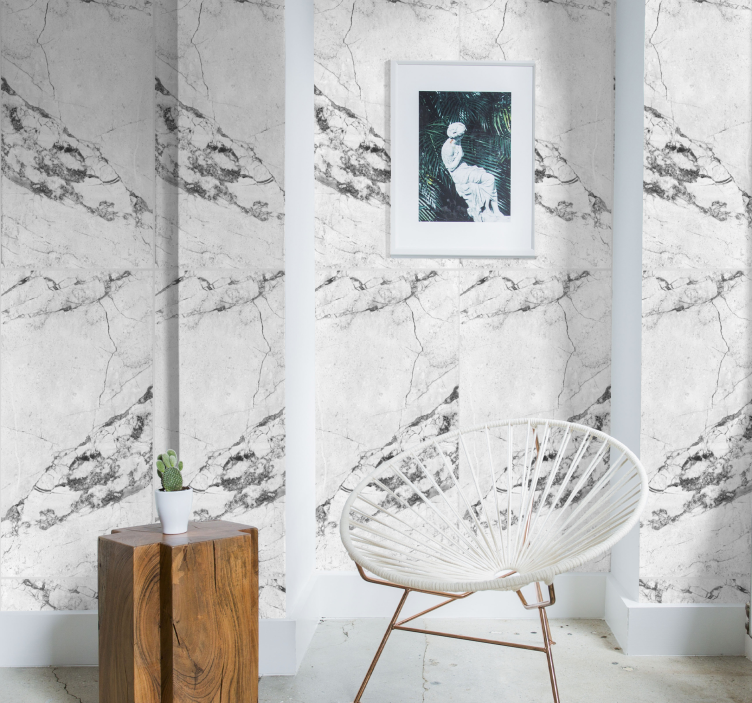Elegance pattern marble wallpaper - TenStickers