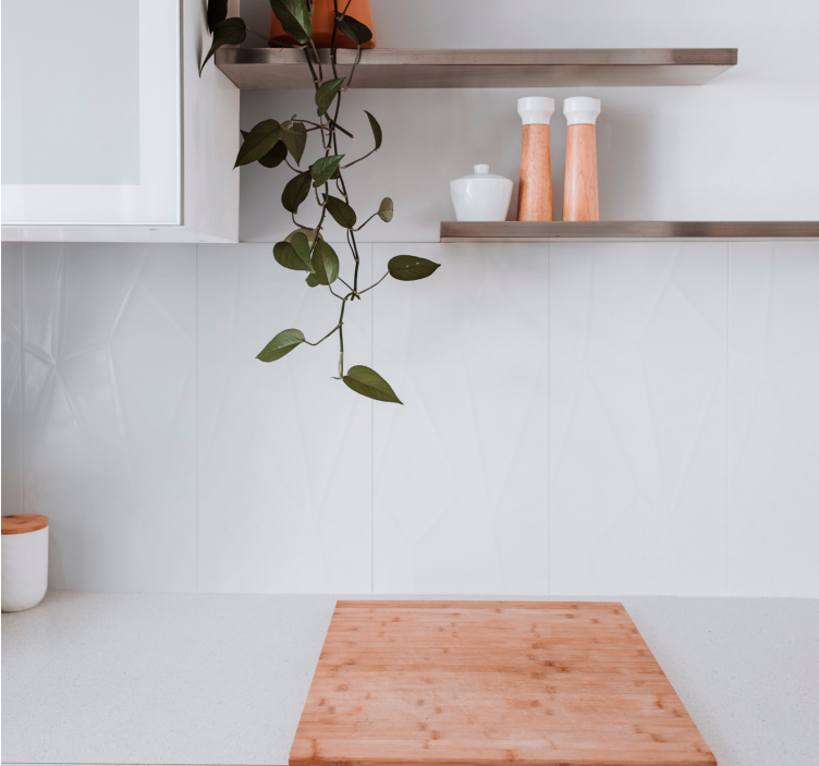 Elegant Patterned Surface tile wallpaper - TenStickers