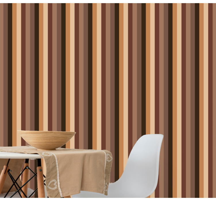 Elegant Striped Ambiance vertical line wallpaper - TenStickers