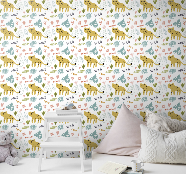 Jungle for Kids Childrens Wallpaper - TenStickers