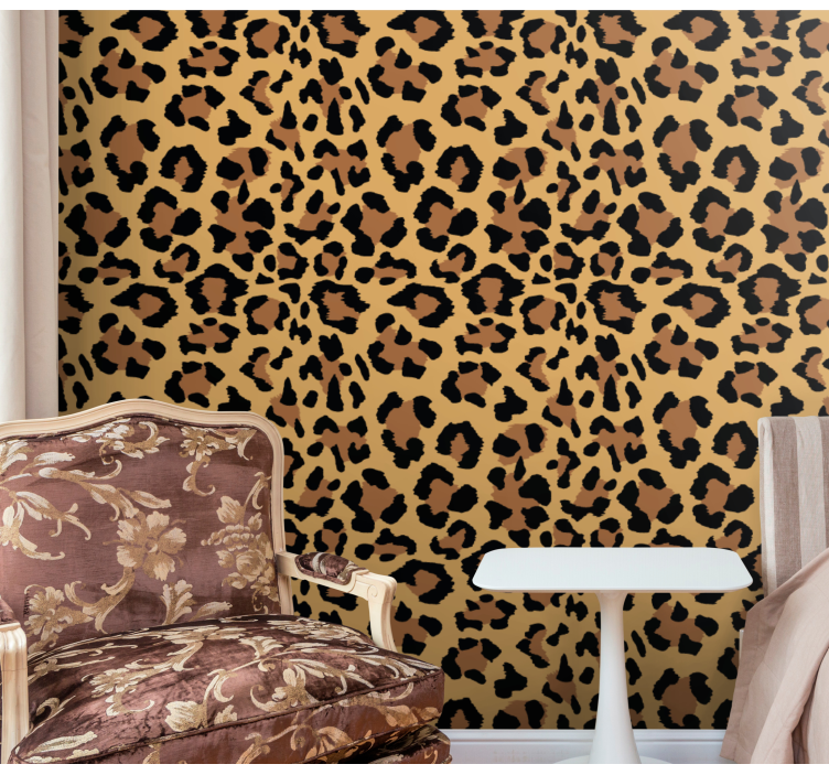 Leopard Spot Pattern leopards wallpaper - TenStickers