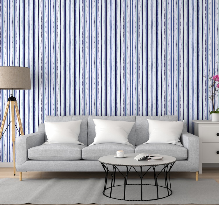 Light lines vertical stripes wallpaper - TenStickers