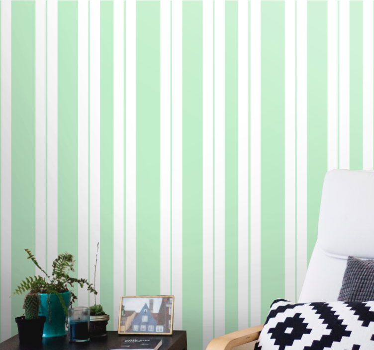 Linear Subtle Grace horizontal striped wallpaper - TenStickers