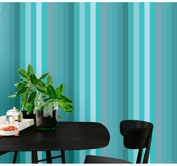 Lined Wall Accent striped wallpaper - TenStickers
