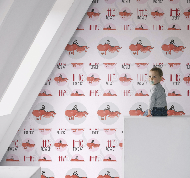 Little Monster Design animal wallpaper - TenStickers