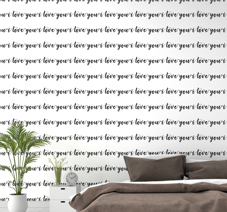 Love Your Life letter wallpaper - TenStickers