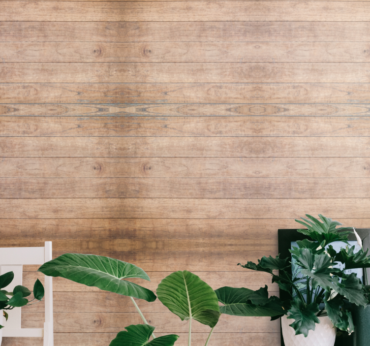 Natural rustic motif wood wallpaper - TenStickers
